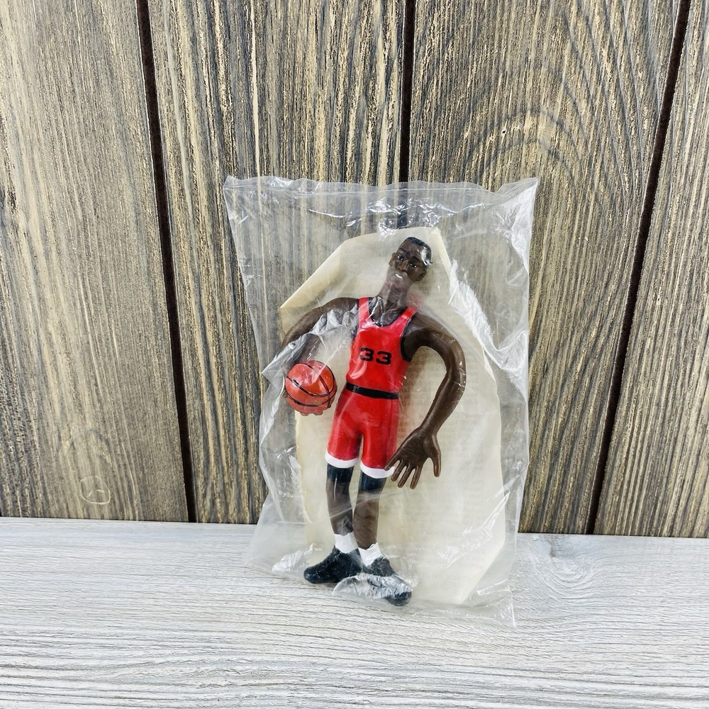 Scottie Pippen #33 Flexible Rubber Chicago Bulls Baskeball 5" SEALED 90's Toy
